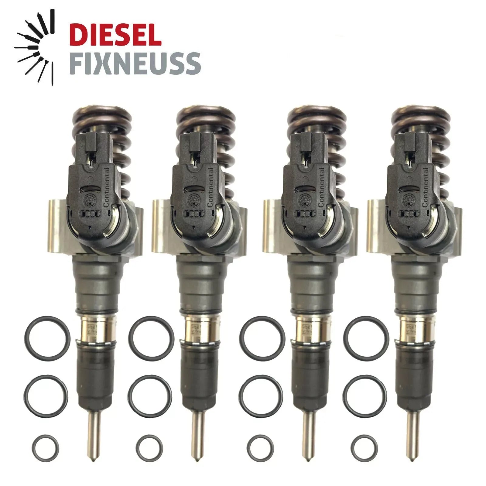 4x Siemens VDO Pumpe Düse Einheit Einspritzdüse Element 03G130073S 03G130073D