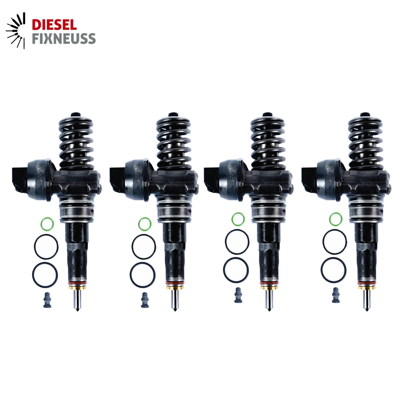 4x VW 1.9 TDi Bnv Axr Bjb Bkc Axb Axc Pumpe Düse Einheit 038130079GX 038130073AG