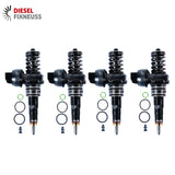 4x VW 1.9 TDi Bnv Axr Bjb Bkc Axb Axc Pumpe Düse Einheit 038130079GX 038130073AG