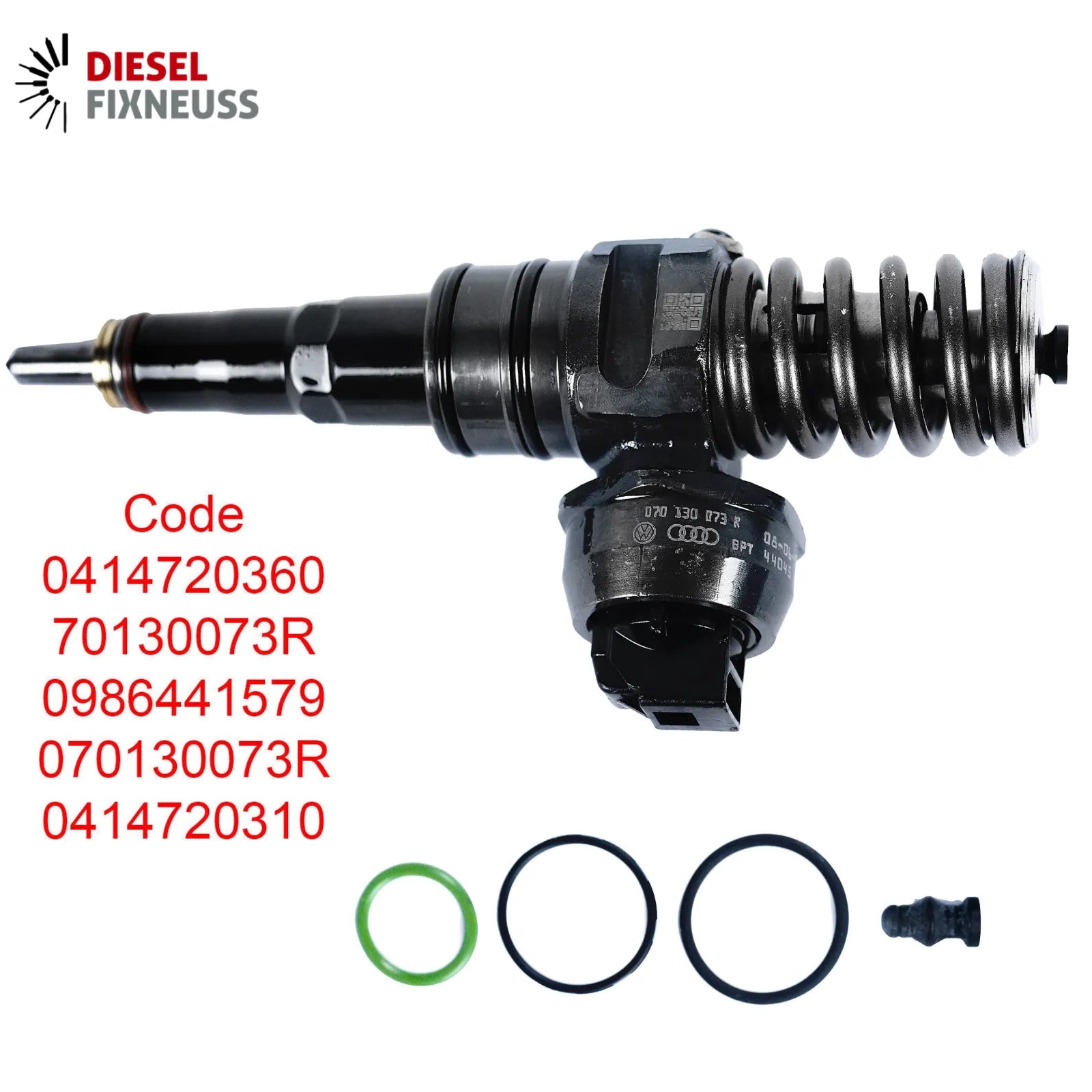 VW T5 TOUAREG 2.5 TDi BNZ PUMPEDÜSE ELEMENT 070130073R 070130073RX 0414720310