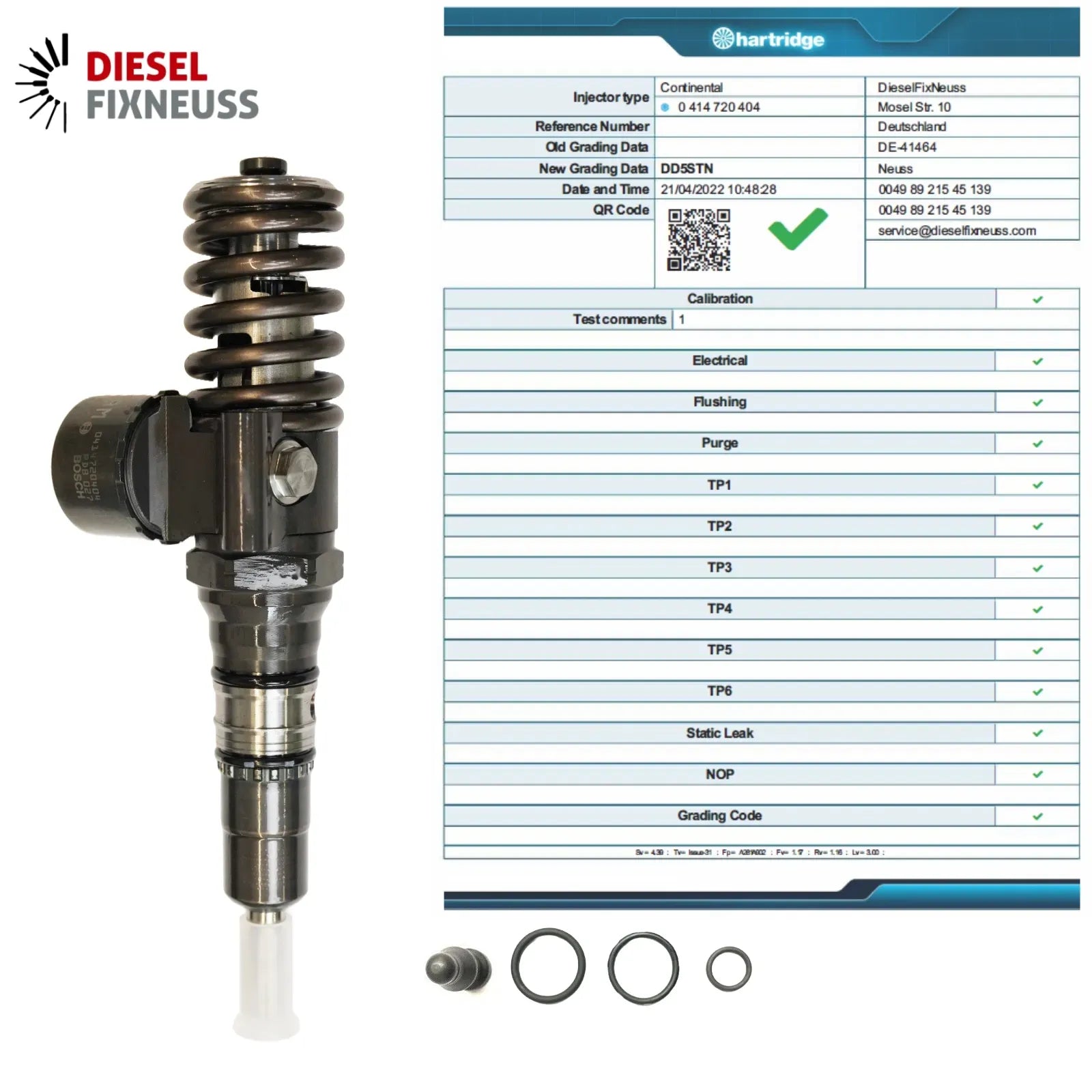 Bosch Pumpedüse Element 2.0TDI 0414720404 0414720454 BKD