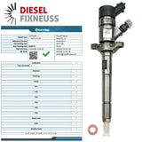 4x Einspritzdüse Injektor Injector Renault Espace 2.2 dCi 0445110038 8200010074