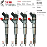 4x EINSPRITZDÜSE LandRover Freelander 2,0 Td4 82/80kw 0445110049 7785983 Injektor