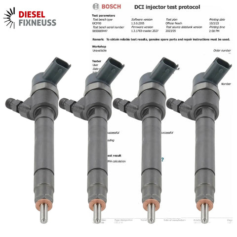 4x Einspritzdüse Injektor Mercedes CDI 0445110099 6110701387 6110701787