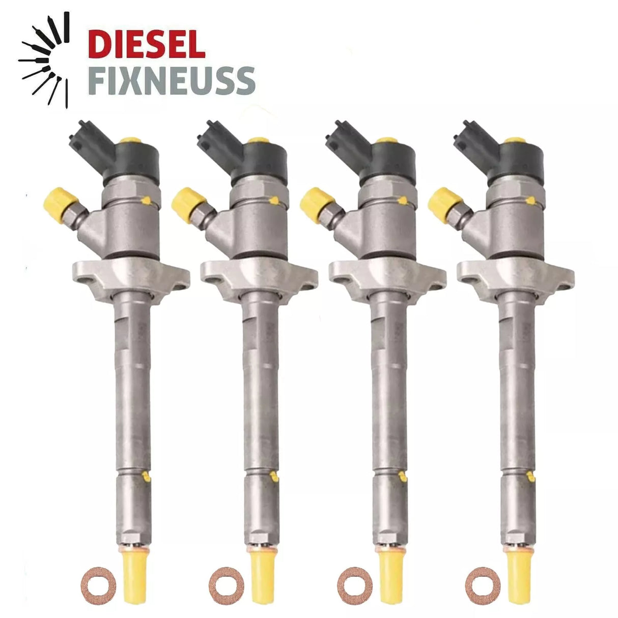4x Bosch Einspritzdüse Ford Focus CMax Mazda 3 0445110188 88KW 109 PS 0986435126