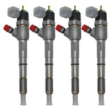 4x Einspritzdüse 0445110351 55219886 95517513 0986435204 BOSCH FIAT 1.3 D