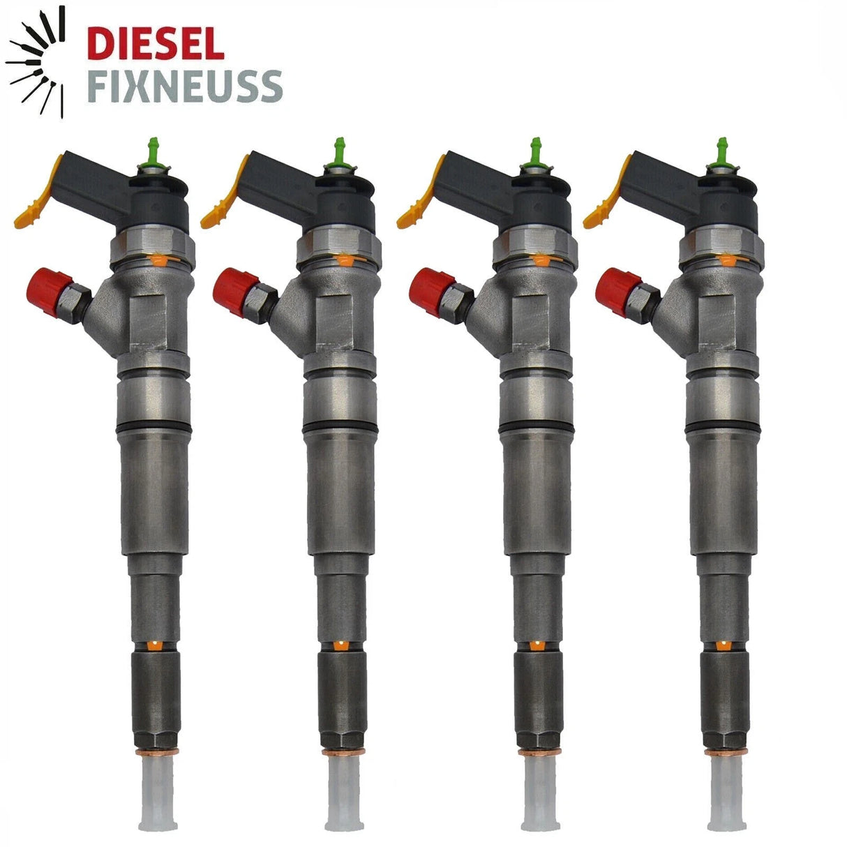 4x 0445110353 Inyectores Ford Focus 1.6 TDCi 9M5Q9F593AA ­1633633
