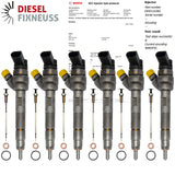 6x EINSPRITZDÜSE BOSCH BMW 4 F32 F82 F36 420 430d xDrive 0445110382
