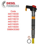 Einspritzdüse Injektor 0445116030 03L130277 VW Audi Seat Skoda 2.0 TDI