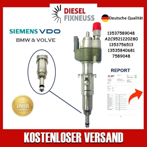 Einspritzdüse Einspritzventil VDO 13537589048-01 13537565138 N43 N53 BMW Benzin