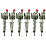 6x Fuel Injector BMW 1/3/5 Series | Part No: 13537589048-02/13537565138 Benzin | Compatible with N45/N43/N53 Engines | Includes Copper Ring, O-Ring, Test Report | 1-Year Unlimited Mileage Warranty