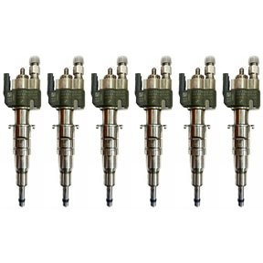 6x Fuel Injector BMW 1/3/5 Series | Part No: 13537589048-07/13537565138 Benzin | Compatible with N45/N43/N53 Engines | Includes Copper Ring, O-Ring, Test Report | 1-Year Unlimited Mileage Warranty