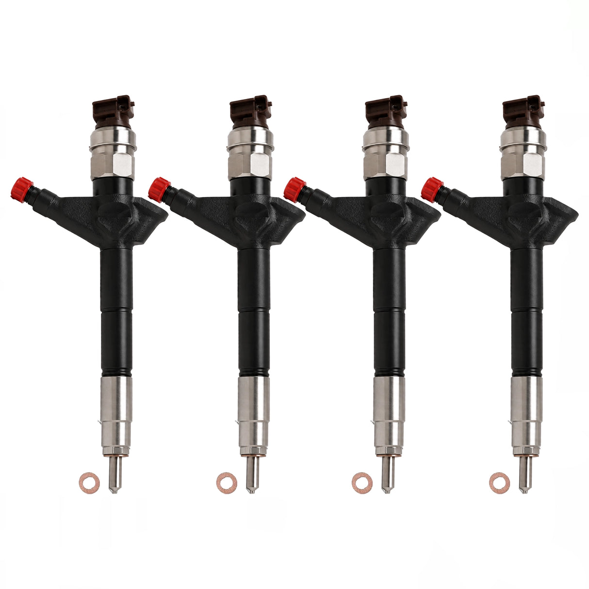 4x Denso Injektor 16600-EC00A YD25DDTI Nissan NAVARA 2.5 DCI 174PS