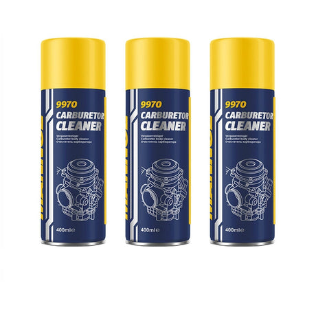 Vergaser Reiniger Mannol 9970 3 x 400 ml Vergaserreiniger Spray Reinigung Düse