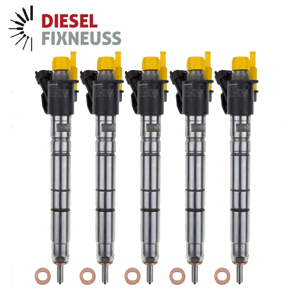 5x Injector Volvo S60 V60 S80 V70 XC70 Bosch 31272690 0445116016