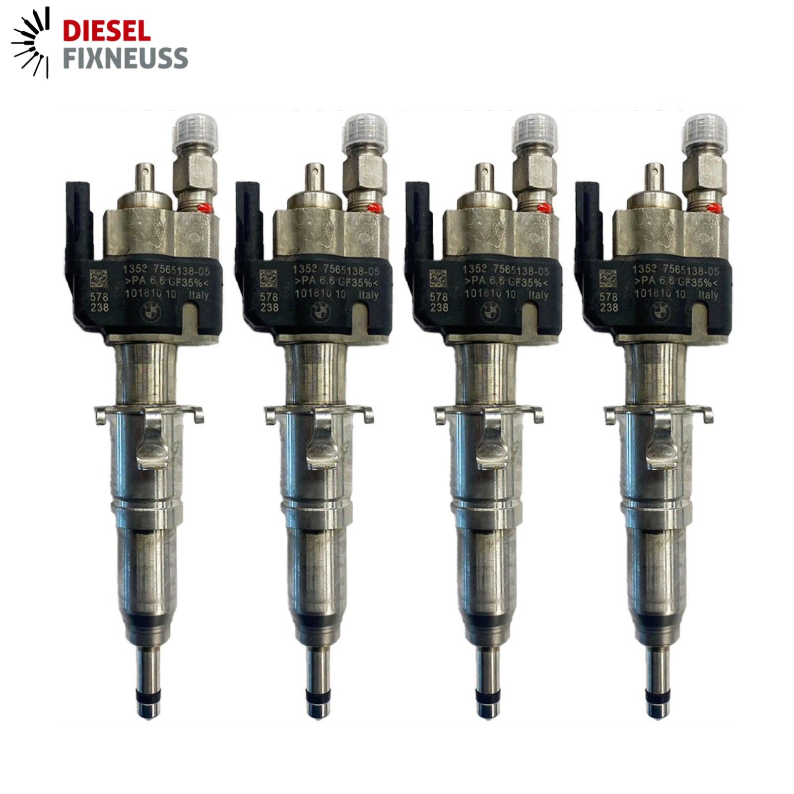 4x BMW Einspritzdüse E81-88 E90-93 E60 E61 F10 F11 -13537589048 / 13537565137