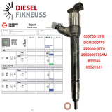 4x VAUXHALL INSIGNIA ZAFIRA MOKKA 1.6 CDTI B16DTH DENSO EINSPRITZDÜSE 55570012