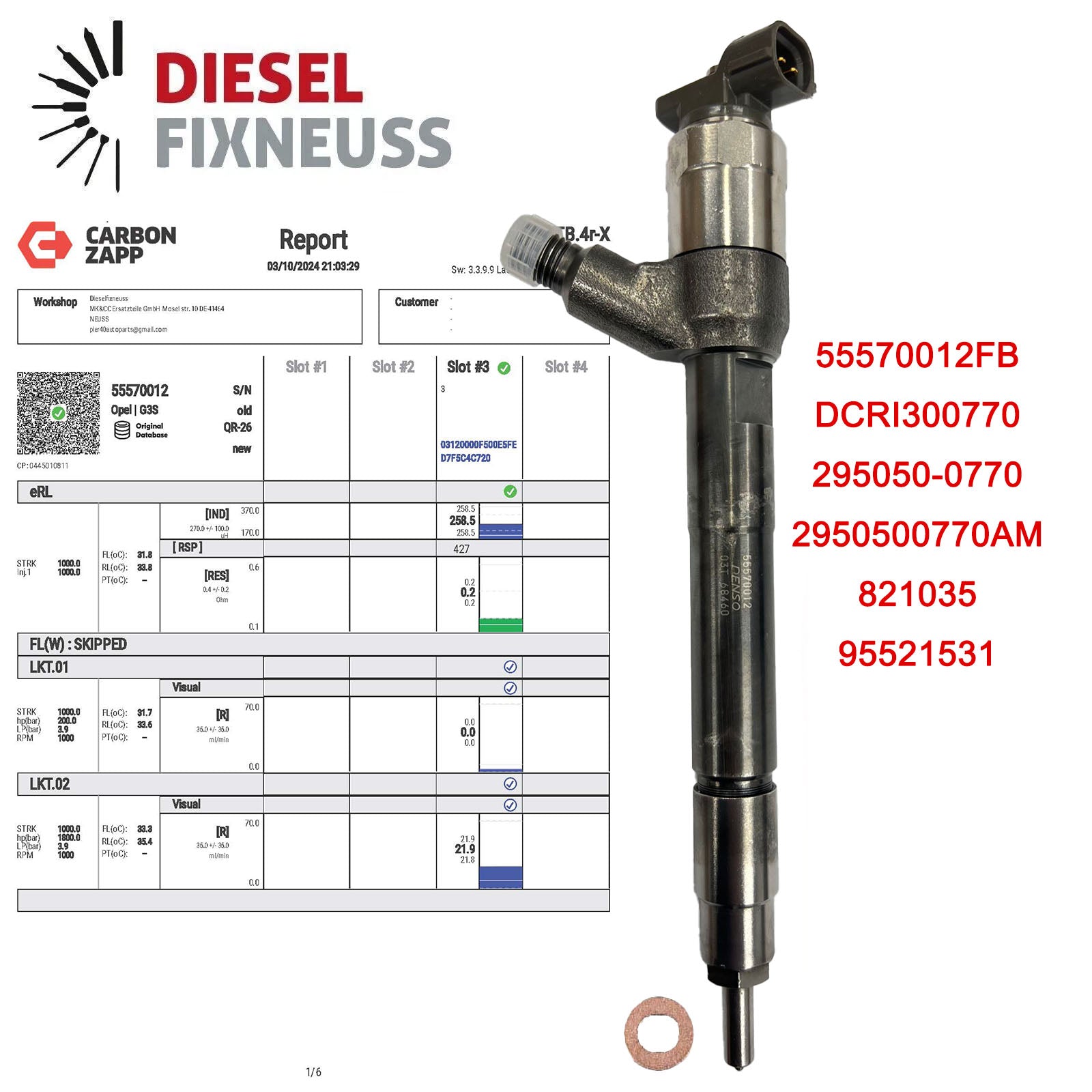 Einspritzdüse 55570012 Opel 1,6CDTI B16DTH 100KW Astra Insignia Zafira Meriva