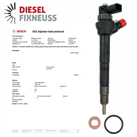 4x Injektor Einspritzdüse Mercedes 2,2 BlueTEC 651.950 0445110574 A6510703187