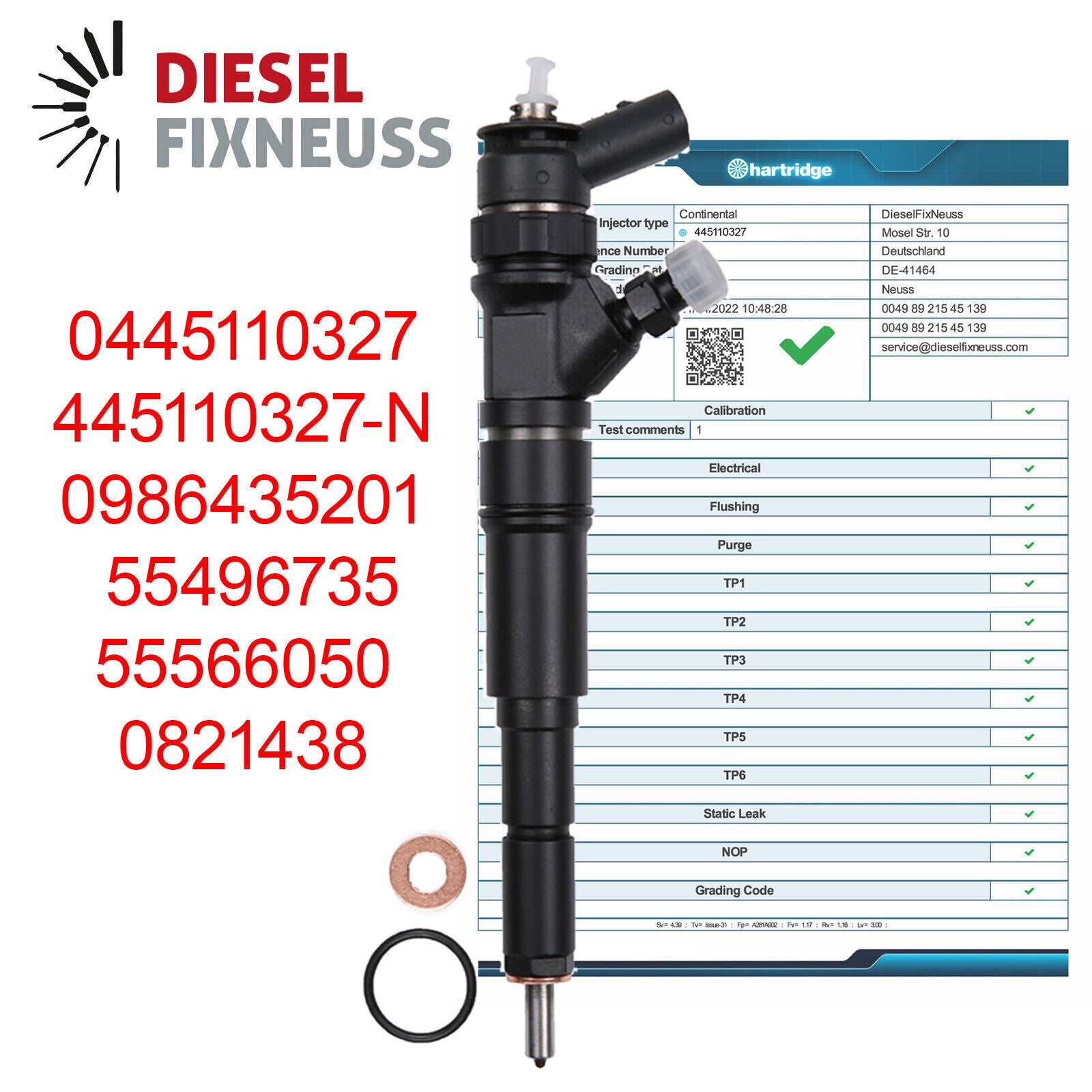 4x Einspritzdüse Bosch Injector Opel Insignia 2.0 CDTI 0445110327 55496735