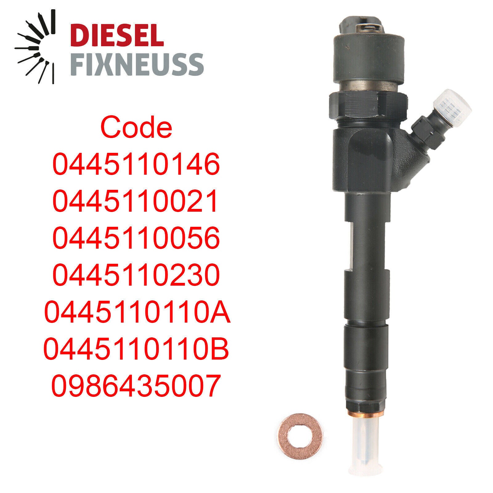 4x Einspritzdüse Bosch Injector 8200238528 0445110021 0986435007 0445110146 