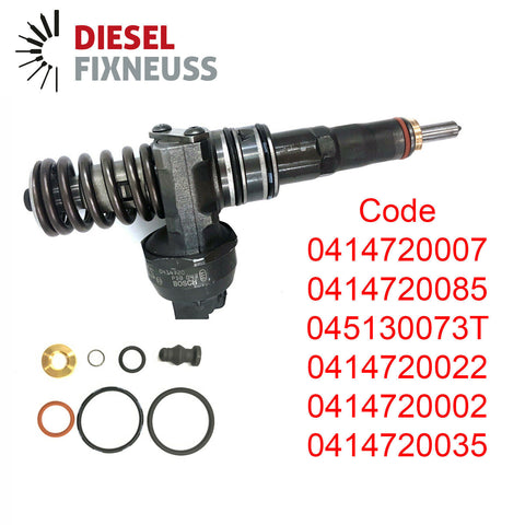 4x Bosch Injektor Pumpe Düse Einheit PDE 038130073F 045130079X 1,9TDi 0414720007