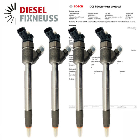 4x Einspritzdüse 0445110955 9828959880 JX6Q-9F593-AB CITROËN PEUGEOT FORD 1.5