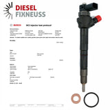 4x Einspritzdüse Injektor Bosch 0445110574 Mercedes Vito V Klasse A6510703187