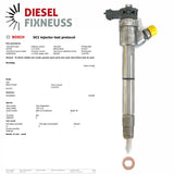 Injektor Einspritzdüse Hyundai Kia TLE Sportage Carens 1,7 CRDi D4FD 0445110589