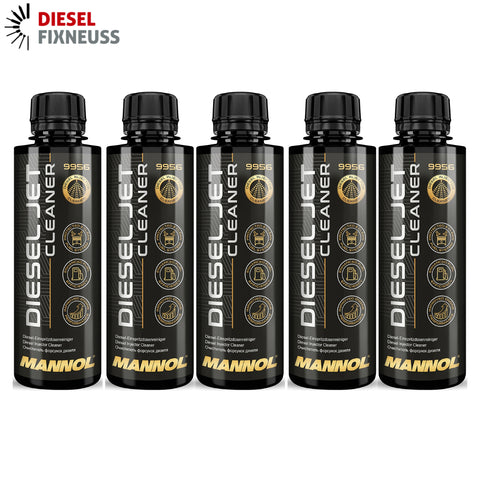 Einspritzdüsen Reiniger 5 X 250 ml MANNOL 9956 Motor Diesel Additiv Kraftstoff