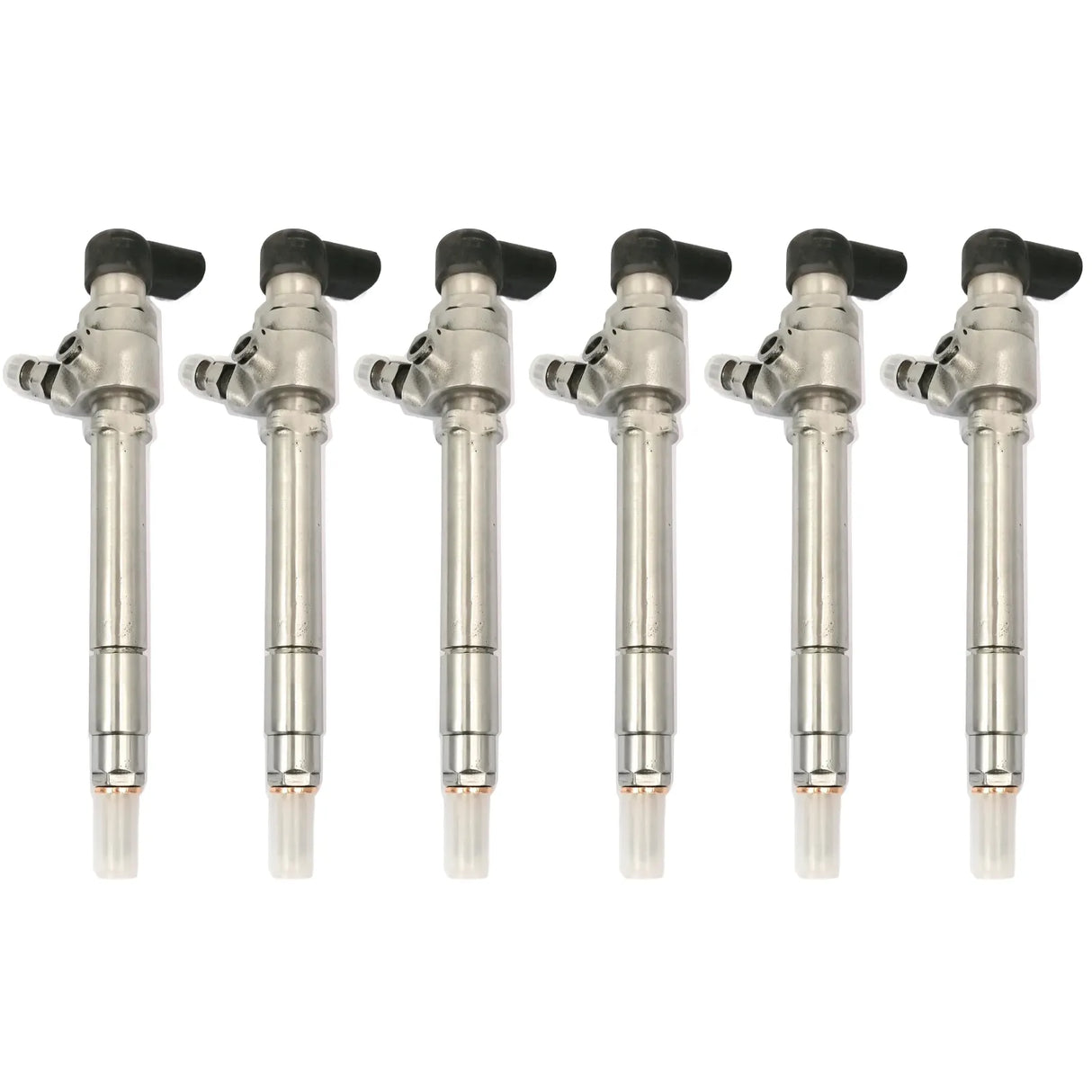 6x Siemens/Vdo Injectors (7H2Q-9K546-CB) with Test Report for Land Rover Discovery III, IV, and Range Rover Sport (2004-2018). Compatible with 2.7 TDV6 Diesel Euro 4 engines, 2720cc, 140 KW, 190 HP. Part numbers: LR008837, LR006496, A2C59513553, X11-800-002-002Z.