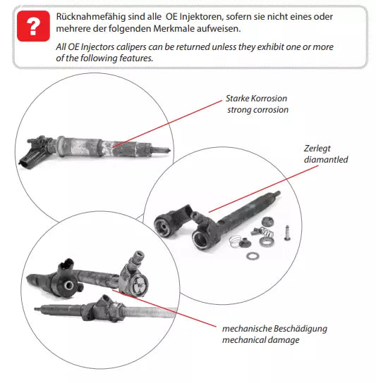 4x DELPHI Einspritzventil Einspritzdüse Injektor HRD357 28540276 28235143