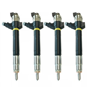 4x DENSO Injectors 9C1Q-9K546-BA for Ford Transit 2.4 TDCi (2006-2014) with test report. Compatible with all engines 74-103 KW.