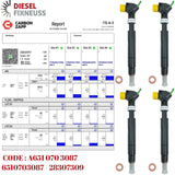4x Einspritzdüse Mercedes C E W906 W204 W212 W207 220 CDI A6510703087