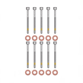 10x Zylinderschraube und 15×7.15×2.0 mm Dichtringe Einspritzdüse für Mercedes