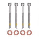 4x Zylinderschraube und 15×7.15×2.0 mm Dichtringe Einspritzdüse für Mercedes