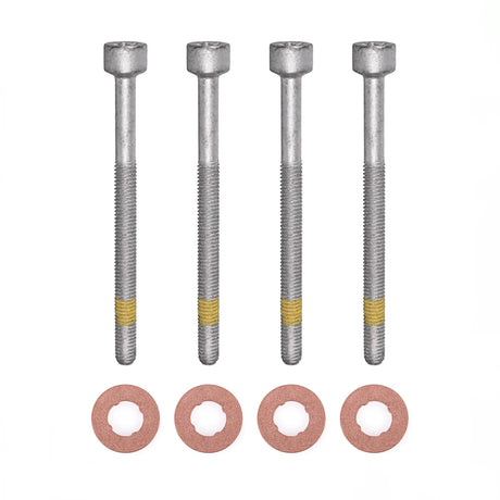 4x Zylinderschraube und 15×7.15×2.0 mm Dichtringe Einspritzdüse für Mercedes