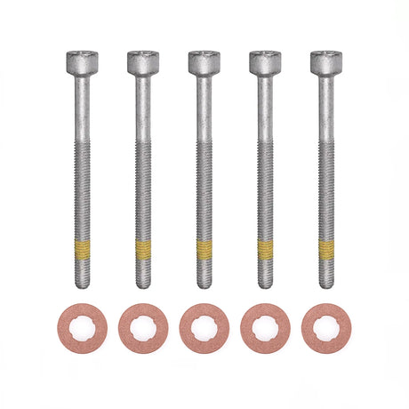 5x Zylinderschraube und 15×7.15×2.0 mm Dichtringe Einspritzdüse für Mercedes