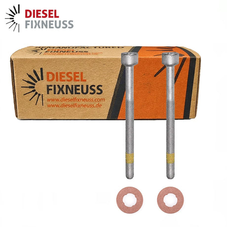 2x Zylinderschraube und 15×7.15×2.0 mm Dichtringe Einspritzdüse für Mercedes