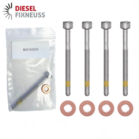 4x Zylinderschraube und 15×7.15×2.0 mm Dichtringe Einspritzdüse für Mercedes