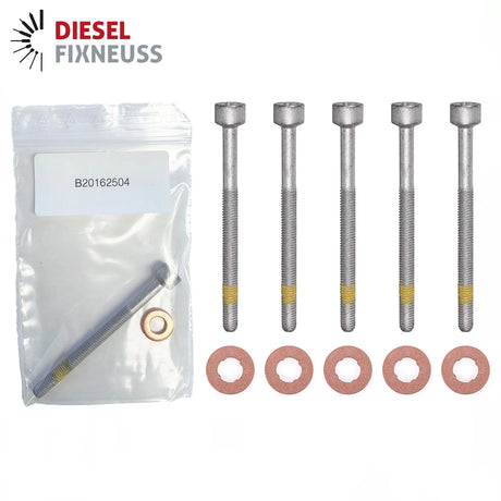 5x Zylinderschraube und 15×7.15×2.0 mm Dichtringe Einspritzdüse für Mercedes