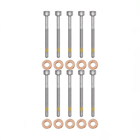 10x Zylinderschraube und 15×7.15×3.0 mm Dichtringe Einspritzdüse für Mercedes