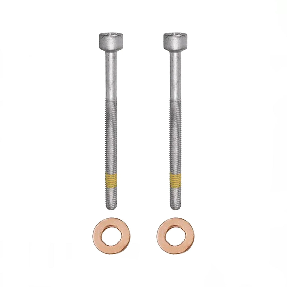 2x Zylinderschraube und 15×7.15×3.0 mm Dichtringe Einspritzdüse für Mercedes