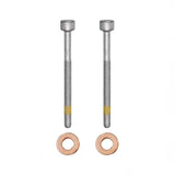 2x Zylinderschraube und 15×7.15×3.0 mm Dichtringe Einspritzdüse für Mercedes