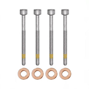 4x Zylinderschraube und 15×7.15×3.0 mm Dichtringe Einspritzdüse für Mercedes