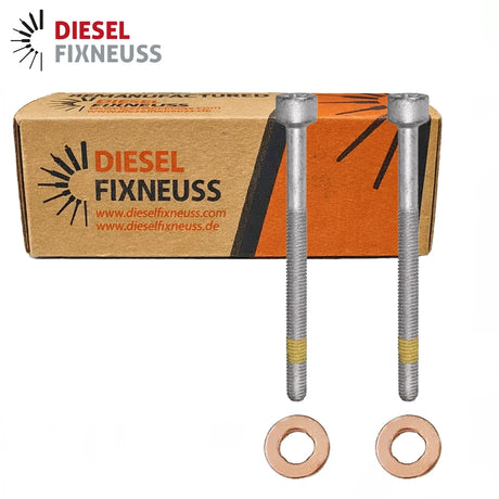 2x Zylinderschraube und 15×7.15×3.0 mm Dichtringe Einspritzdüse für Mercedes