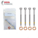4x Zylinderschraube und 15×7.15×3.0 mm Dichtringe Einspritzdüse für Mercedes