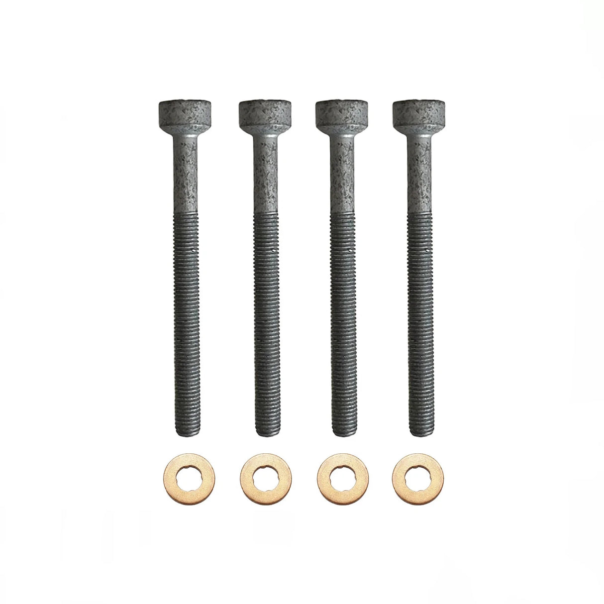 4x SCHRAUBE EINSPRITZDÜSENHALTER +15×7.15×1.5 mm DICHTRING FÜR MERCEDES
