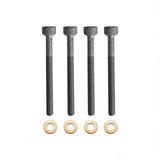 4x SCHRAUBE EINSPRITZDÜSENHALTER +15×7.15×1.5 mm DICHTRING FÜR MERCEDES
