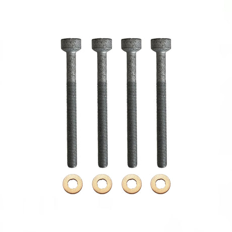 4x SCHRAUBE EINSPRITZDÜSENHALTER +15×7.15×1.5 mm DICHTRING FÜR MERCEDES